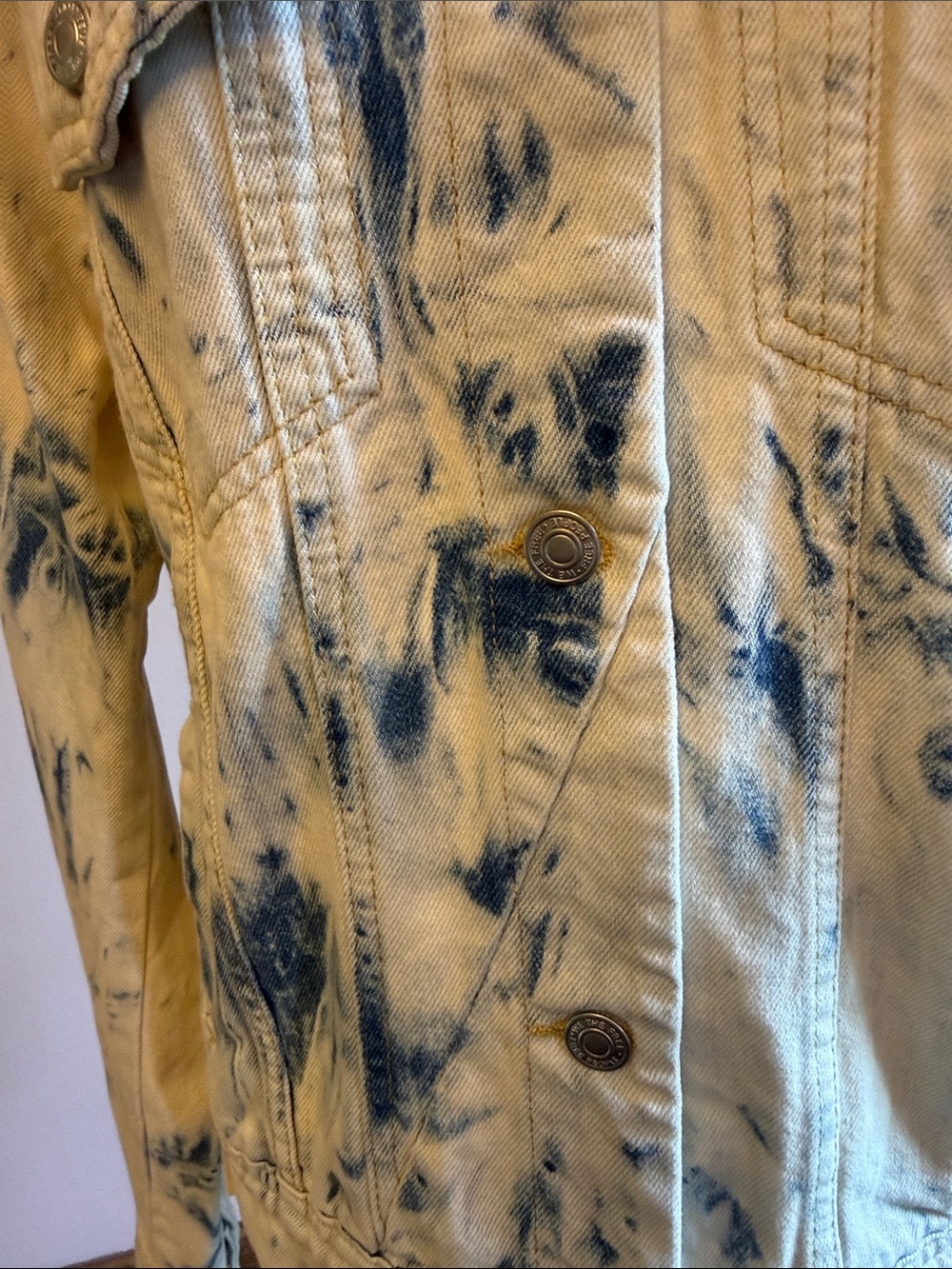 FREE PEOPLE-JONES TIE DYE BLUE-NWTS-SIZE LARGE - Picture 8 of 15